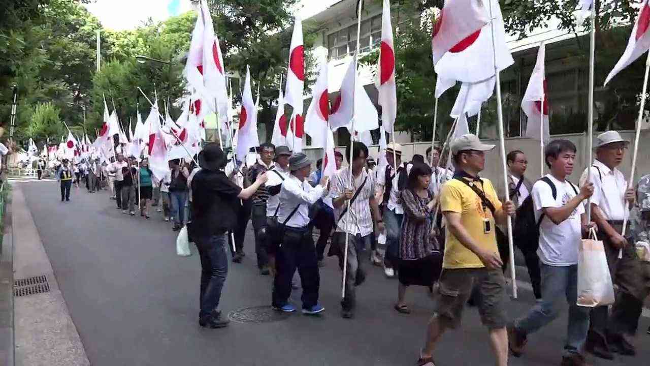頑張れ日本 　靖国神社を敬う国民行進　【チャンネル桜】