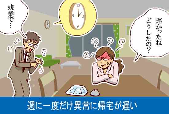 旦那、彼氏の帰宅時間