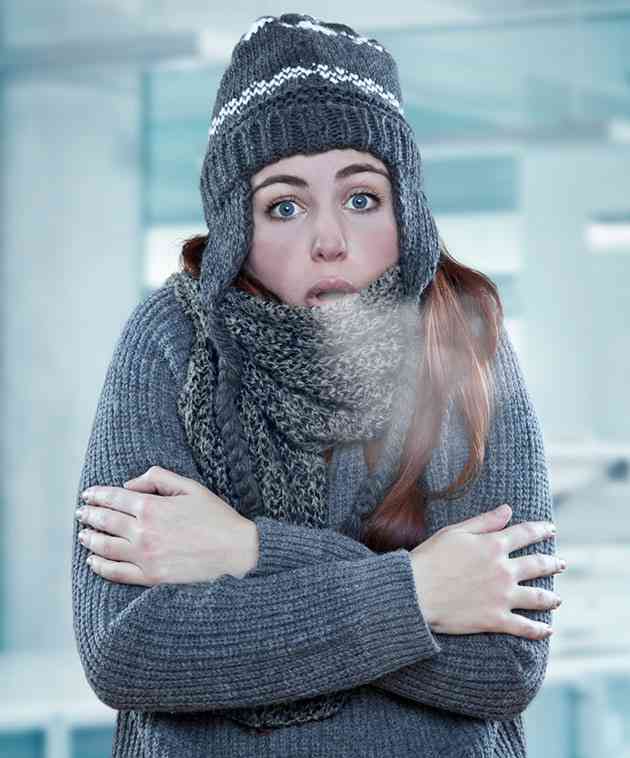 外の気温より寒いと思うものは何？