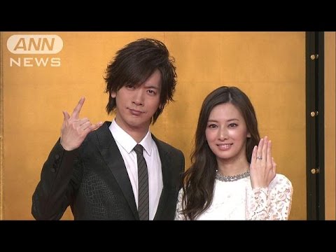 北川景子＆DAIGO結婚会見　プロポーズは「K・S・K」(16/01/11) - YouTube