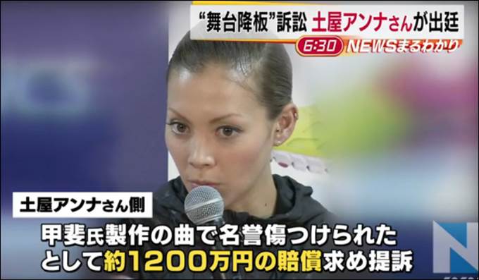 土屋アンナ泥沼裁判に