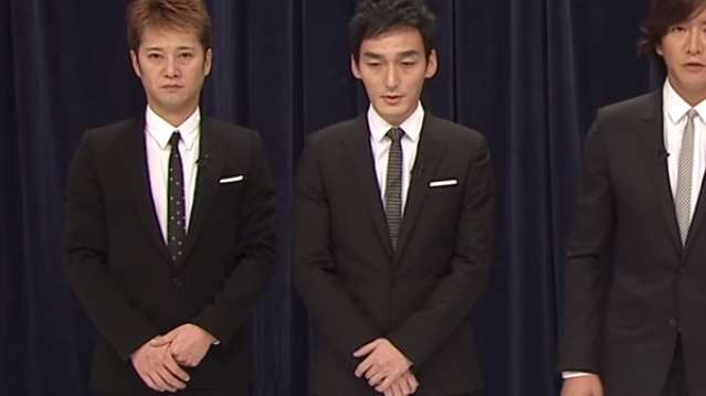 SMAP生出演でメッセージも、メンバー全員表情硬く…