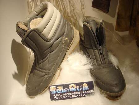 雪の日の靴