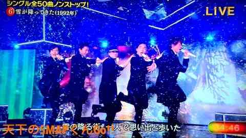 SMAPすごすぎ！生放送の『SMAP×SMAP』で50曲ノンストップを達成