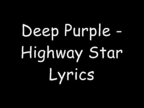 Deep Purple - Highway Star Lyrics - YouTube