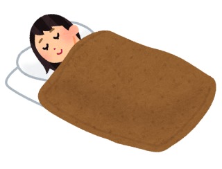 寝るのがストレス解消な人
