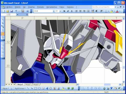 Drawing in Microsoft Excel - YouTube