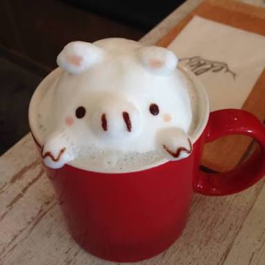 ラテアートの画像を貼るトピ