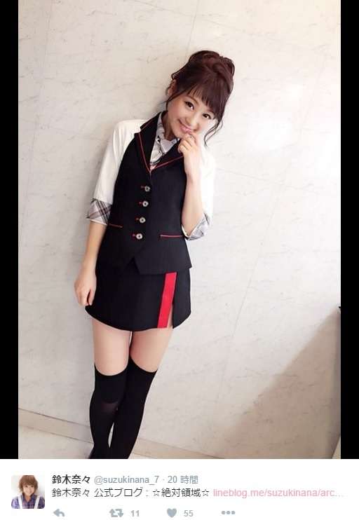 鈴木奈々vs菊地亜美　“絶対領域”対決「男の人は興奮するのかなー？」