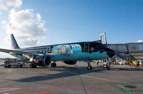面白い飛行機の画像