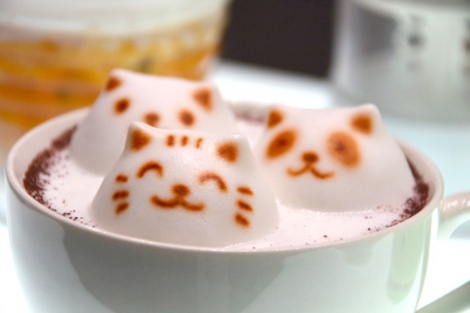 ラテアートの画像を貼るトピ