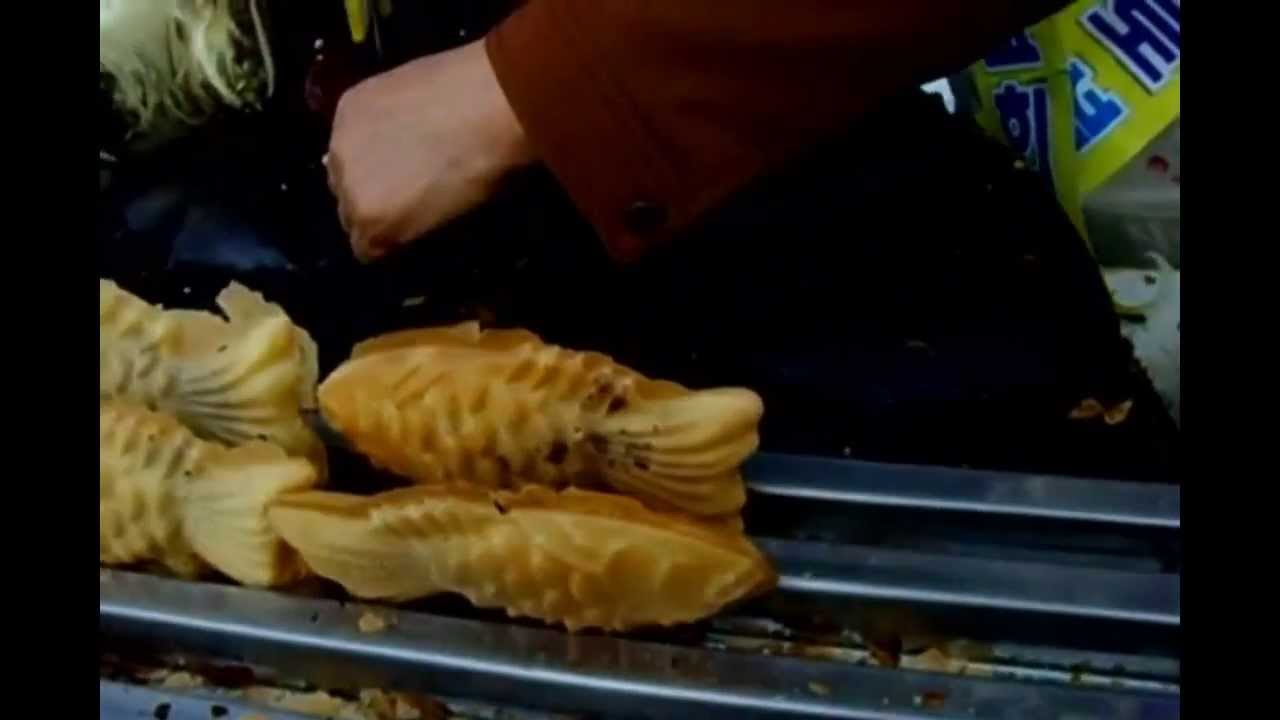 「たい焼き」が日本のお菓子だったなんてショック!!　韓国 - YouTube