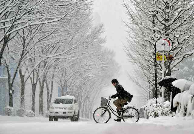 北海道から東北で大雪のおそれ　近畿など平野部も積雪か：朝日新聞デジタル