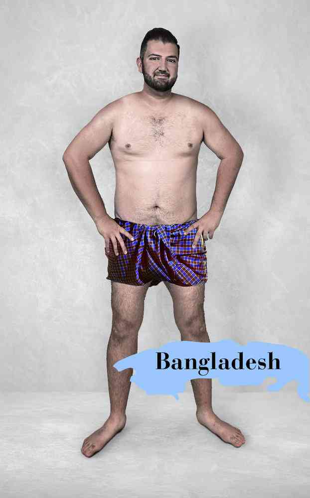 「理想的な」男性の体型は、世界19カ国でこんなに違った