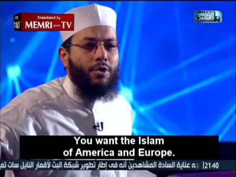 Salafi and Secular Intellectuals Exchange Insults and Nearly Come to Blows on Egyptian TV - YouTube