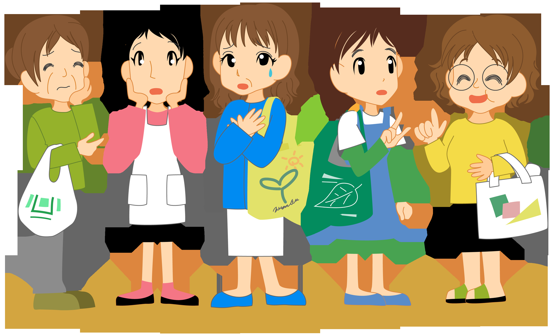 主婦のかた友達とどんな会話をしますか？