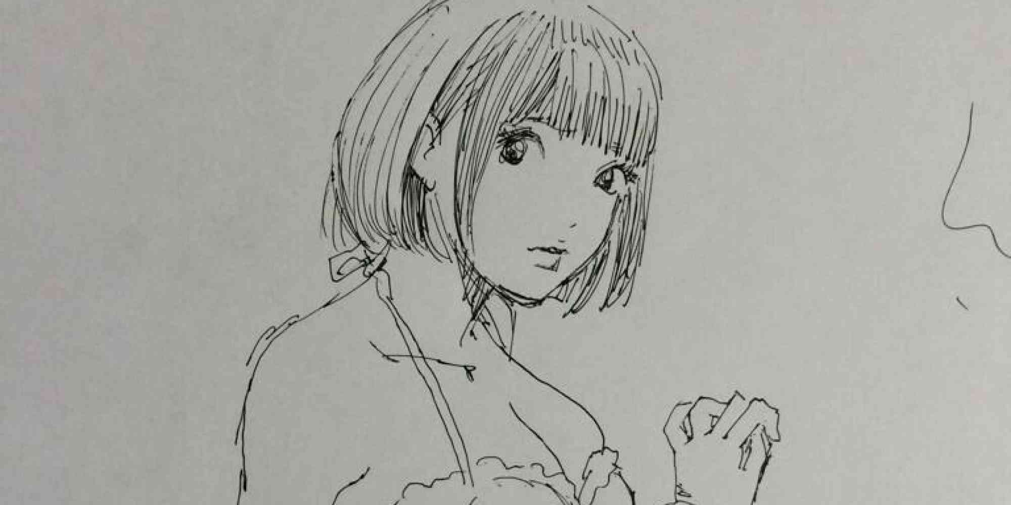 江口寿史さんがたった5分で描いたスケッチがすごい【画像】