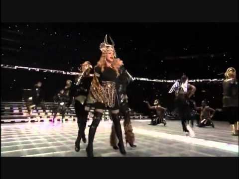 Madonna - Half Time Show (part 1) - Super Bowl 2012 HD - YouTube