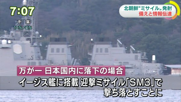【速報】北朝鮮がミサイル発射 「沖縄県地方の方向に」政府が発表