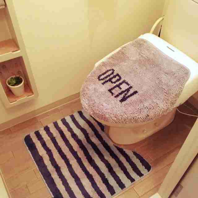 おしゃれなトイレカバー