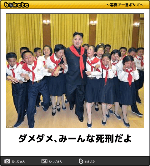 お気に入りのボケてをください
