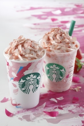 スターバックスがほんのり桜香るラテ＆フラペチーノを限定発売