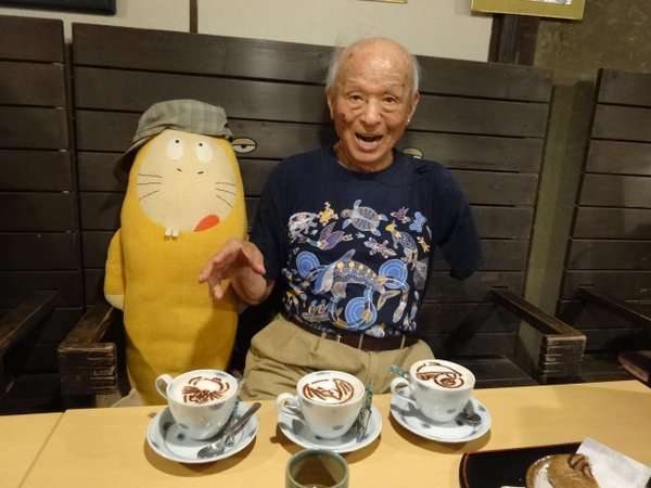 漫画家の顔写真を貼るトピ