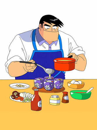 お父さんが作ってくれた料理。