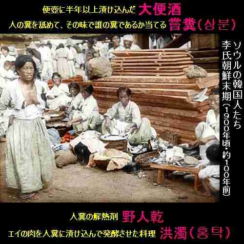 【真実】韓国の素晴らしい人糞文化（洪濁・大便酒・嘗糞・糞盗み・野人乾） ( アジア ) - ♪在日、反日、韓国のお勉強♪ - Yahoo!ブログ