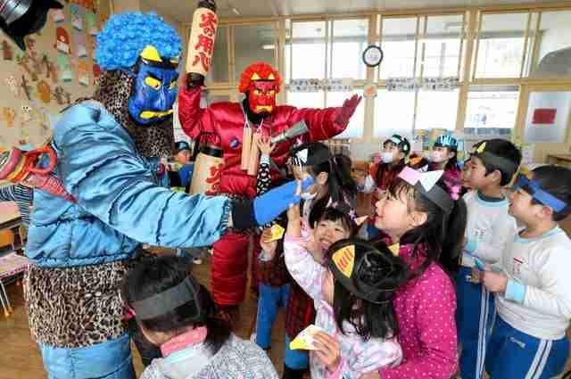 保育園の節分に異変？　鬼と子どもが仲直りのソフト路線