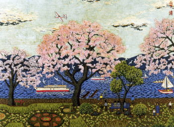 桜を描いた絵画♪