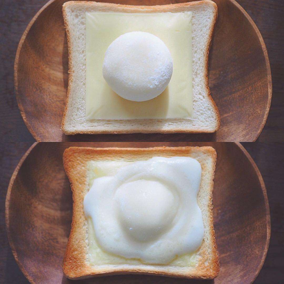 のせて焼くだけ!「雪見だいふくトースト」にハマる人続出