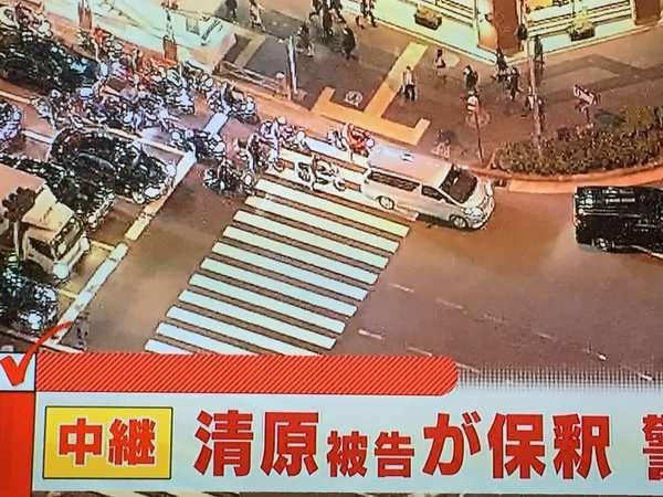 清原和博被告が保釈　その車を追いかけるマスコミバイクの集団が暴走族だと話題に