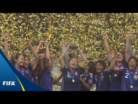 Emotional Japan stun USA in World Cup final - YouTube