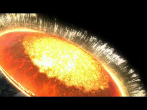 ①地球に直径400ｋｍの隕石が衝突したら - YouTube