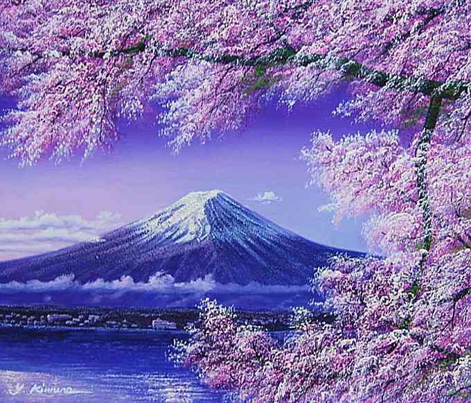 桜を描いた絵画♪