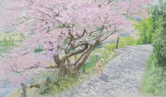 桜を描いた絵画♪