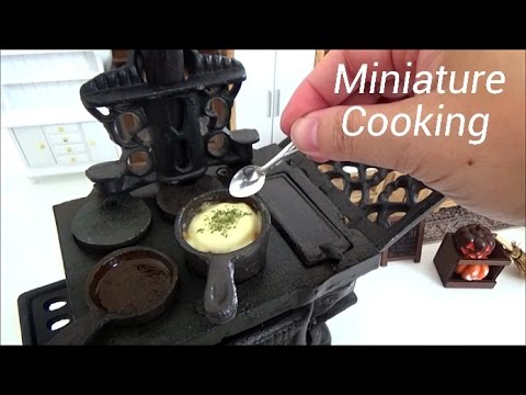 Miniature Cooking #41 ミニチュア料理 『Onion soup-オニオンスープ-』 ミニチュアクッキング Piatto in miniatura Thực phẩm thu nhỏ - YouTube