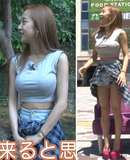 板野友美、無防備すぎる胸元が丸見え!生くびれと太もも全開のあぐらショットがセクシーすぎる