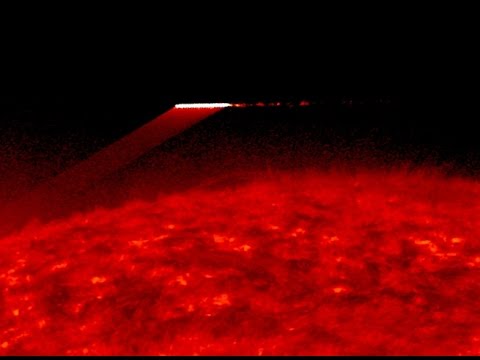 UFO Fires Energy Beam Into Sun HD Available - YouTube