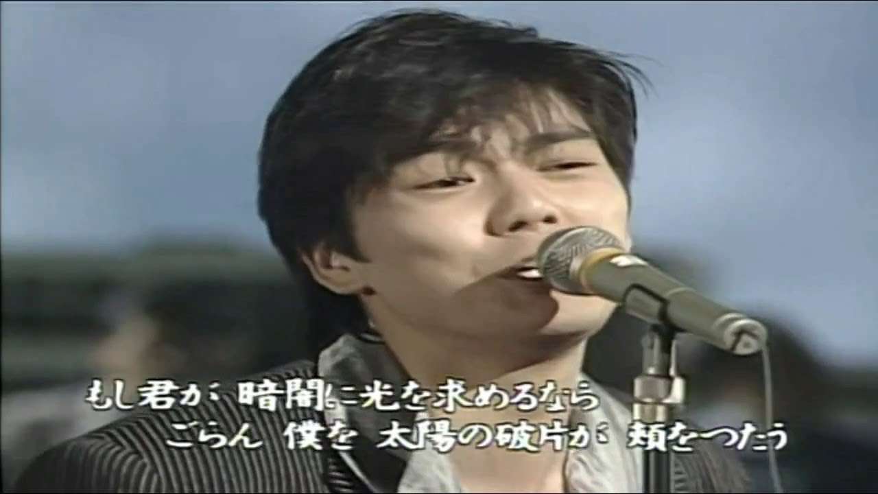 尾崎豊 太陽の破片 ＋ 前日ラジオ / 夜のヒットスタジオ1988.6.22 - YouTube