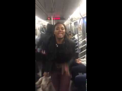 Train Fight, NYC !!! - YouTube