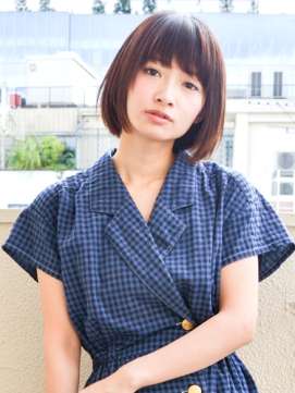 面長の人の髪型