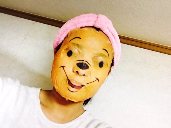 開発者わざとだろ!? プーさんのフェイスパックを使った女性が化け物になる事案が発生