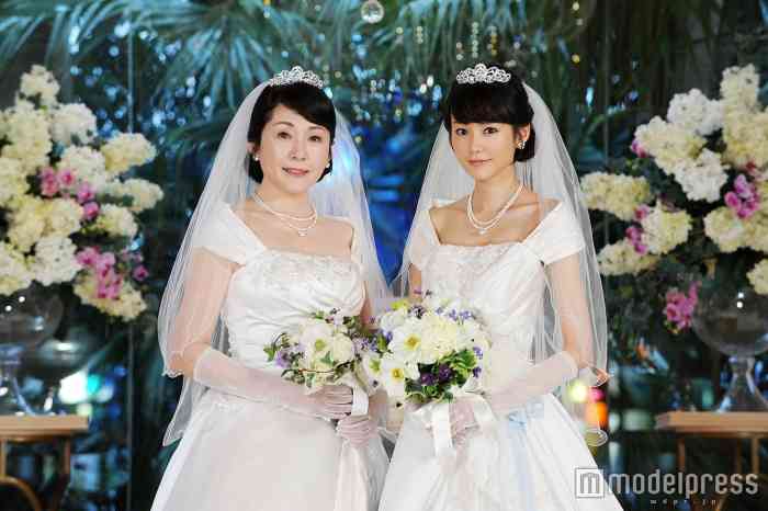 桐谷美玲、松坂慶子とおそろい純白ウエディングドレス「次こそ自分の結婚式で…」