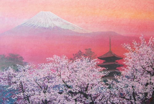 桜を描いた絵画♪