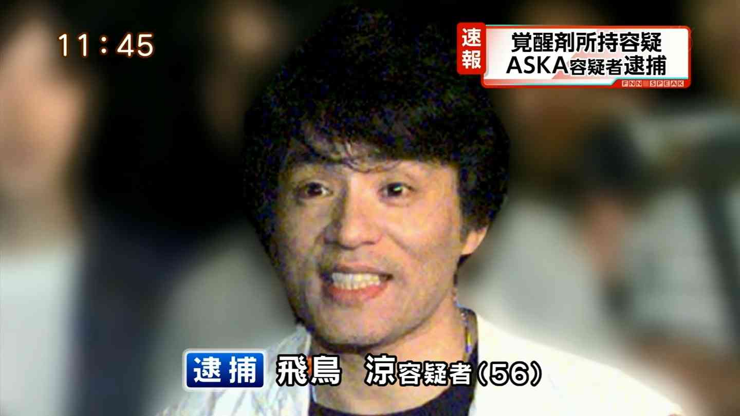 ASKAと同時逮捕の