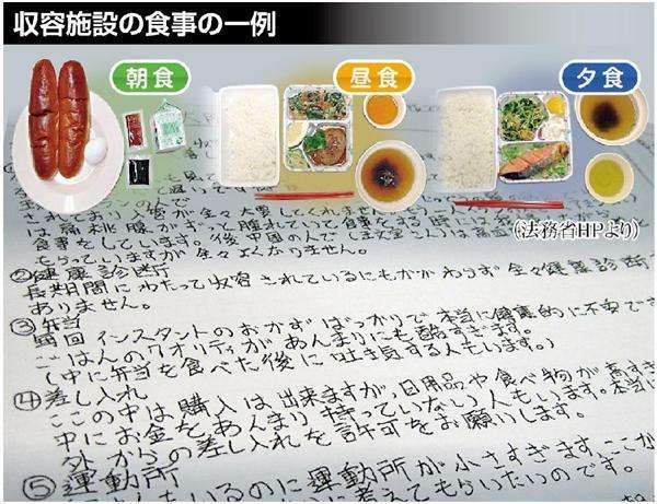 「ご飯のクオリティ酷い」「私たちは動物ではない」不法在留外国人、国費負担の収容生活「改善」求めハンスト