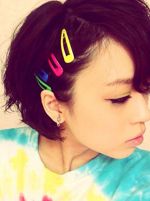 ショートヘアのアレンジ