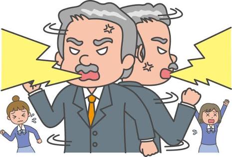 パワハラ上司に耐えている人